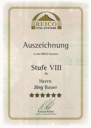 Reico Auszeichnung Jörg Bauer